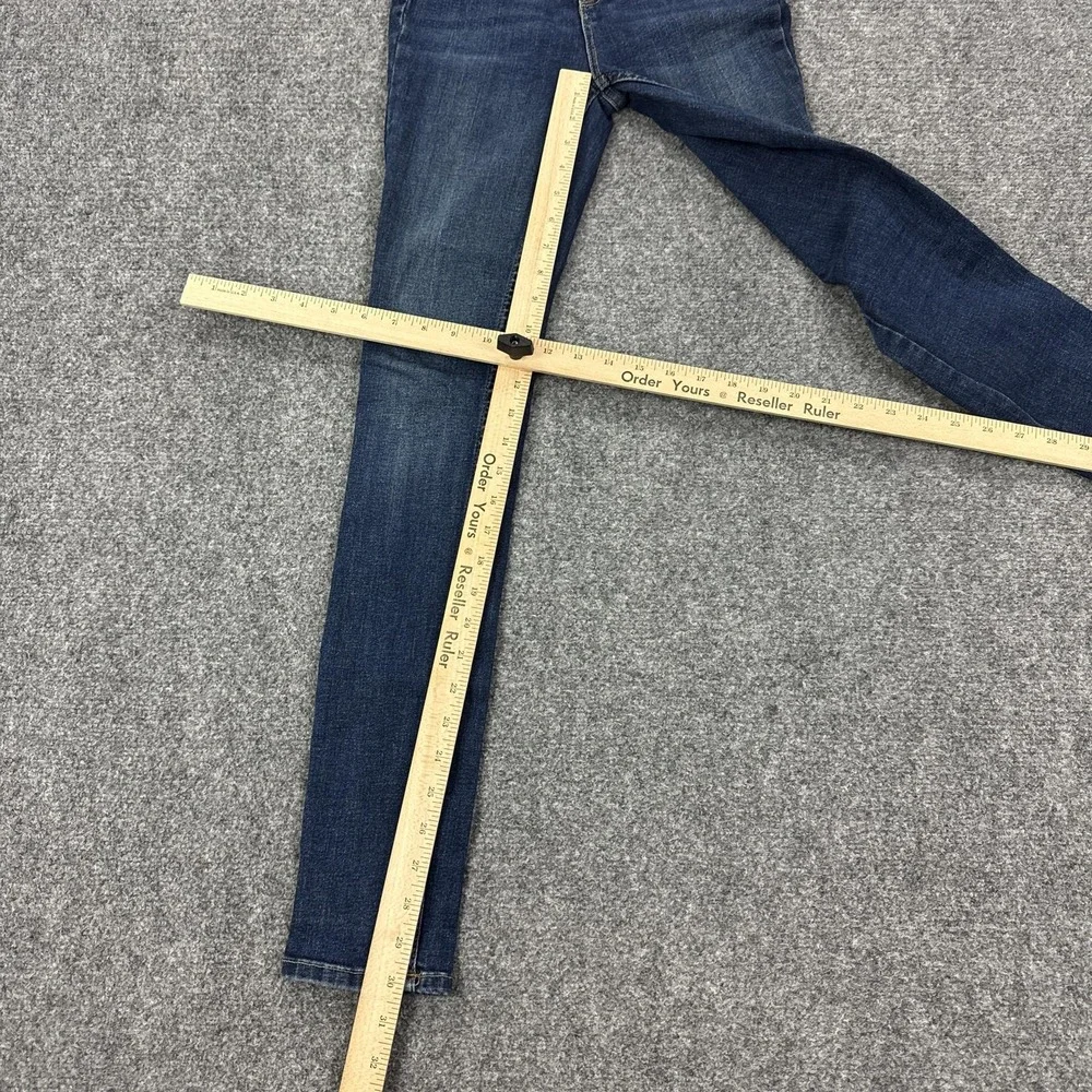 Free People Jeans Womens 26R Blue Medium Wash Mid Rise Skinny Stretch Denim